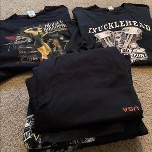 EASTER SALE!! Six Harley Davidson T-shirts